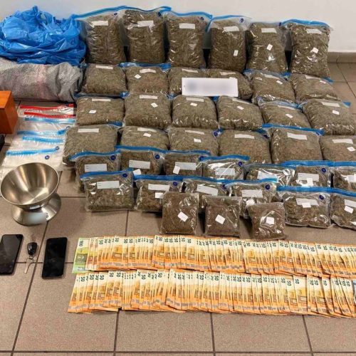 «Χειροπέδες» σε ζευγάρι αλλοδαπών με πάνω από 17 κιλά κάνναβης – Τα έκρυβαν στο έδαφος και κάτω από φυλλωσιές