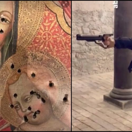 Ελβετικό δικαστήριο καταδίκασε πολιτικό που χρησιμοποίησε εικόνα της Παναγίας ως στόχο σκοποβολής