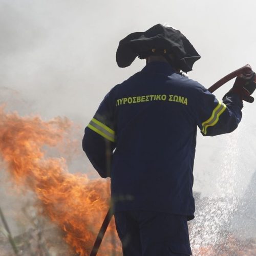 Ριτσώνα: «Σε ύφεση» η φωτιά – Χωρίς ενεργό μέτωπο