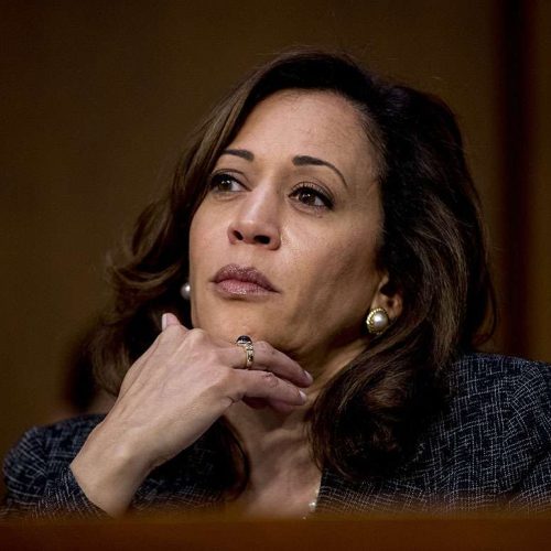 Sen. Kamala Harris, D-Calif., attends a Senate Intelligence Committee hearing on 'Policy Response to Russian Interference in the 2016 U.S. Elections' on Capitol Hill, Wednesday, June 20, 2018, in Washington. (AP Photo/Andrew Harnik)