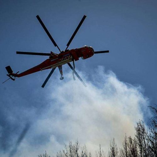 Πυρκαγιά εκδηλώθηκε σε δασική έκταση στο Χρυσόκαστρο Καβάλας