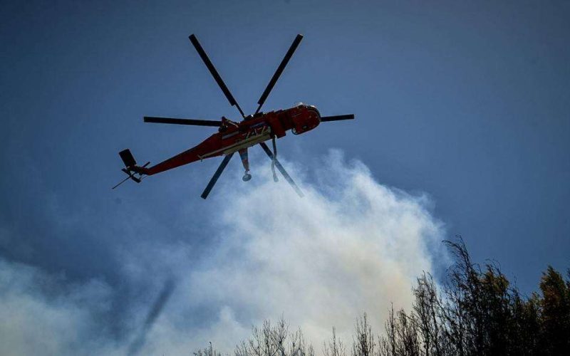 Πυρκαγιά εκδηλώθηκε σε δασική έκταση στο Χρυσόκαστρο Καβάλας