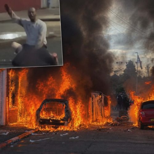 Στις φλόγες το Μπέλφαστ μετά την απόπειρα αποκεφαλισμού βρετανού από Σουδανό μετανάστη