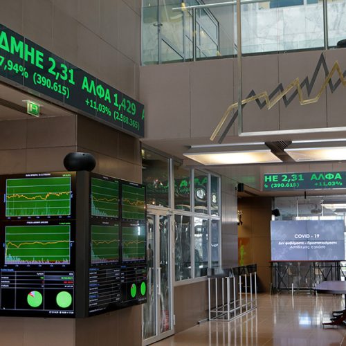 Με έντονη ανοδική τάση οι δείκτες των μετοχών του χρηματιστηρίου Αθηνών μετά τις προηγούμενες πτωτικές συνεδριάσεις, Τρίτη 3 Μαρτίου 2020. ΑΠΕ-ΜΠΕ/ΑΠΕ-ΜΠΕ/Παντελής Σαίτας