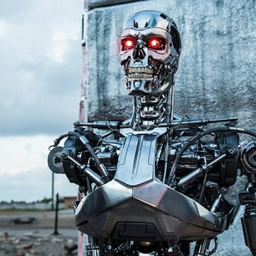 Series T-800 Robot in Terminator Genisys from Paramount Pictures and Skydance Productions