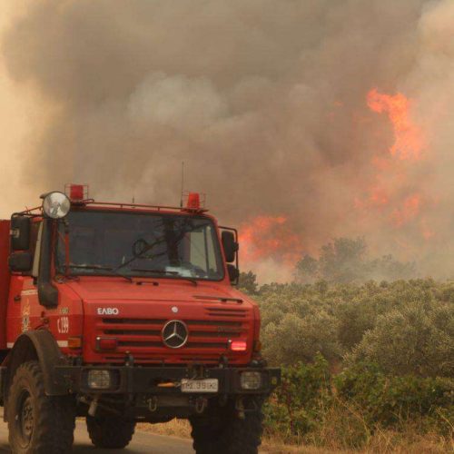 Καβάλα: Φωτιές σε Θάσο και παραλία Οφρυνίου