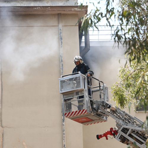 Φωτιά στο «Σωτηρία» – Ζημιές στο Παθολογοανατομικό Εργαστήριο [ΦΩΤΟ]