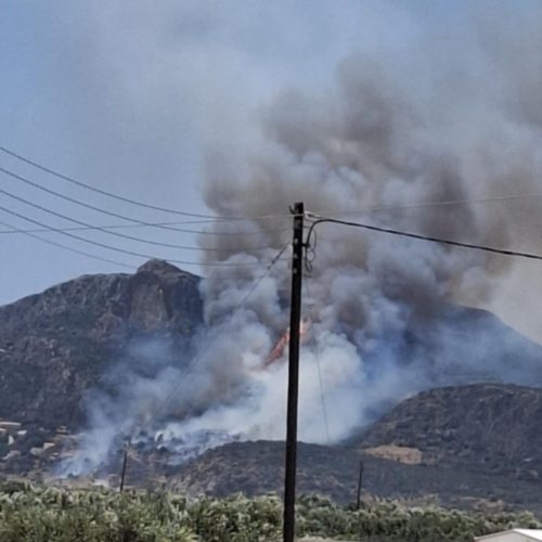 EKTAKTO: Συλλήψεις για την πυρκαγιά της Μονεμβασιάς