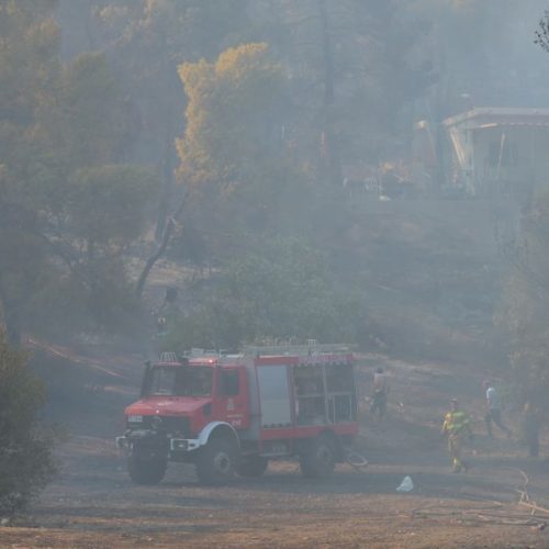 Διπλό πύρινο μέτωπο στην Σαλαμίνα – Δύο νεκροί, εννέα εγκαυματίες