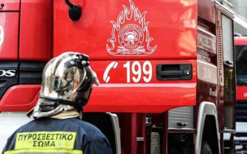 Μαρκόπουλο: Φωτιά στον αύλειο χώρο εργοστασίου ανακύκλωσης