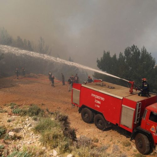 Φωτιά στον Κάλαμο Λευκάδας