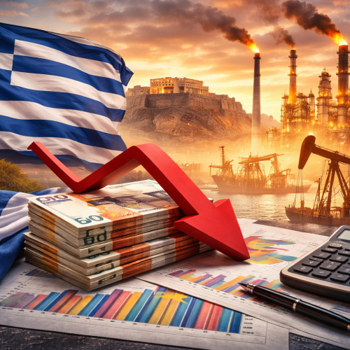 Οικονομία υπό πίεση: Στο 2% η ανάπτυξη, βαρίδι η ενέργεια