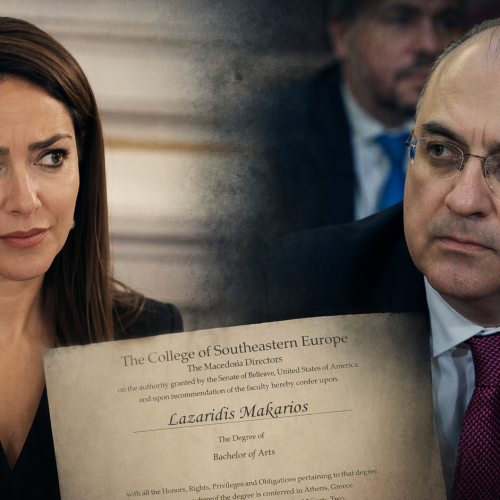 ΒΟΜΒΑ ΜΕΣΑ ΣΤΗΝ ΚΥΒΕΡΝΗΣΗ: Η Δόμνα «κάρφωσε» τον Λαζαρίδη για το πτυχίο – «Δεν είναι από τα καλά πανεπιστήμια»