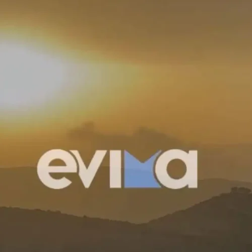 Η αφρικανική σκόνη τύλιξε την Εύβοια – Απόκοσμες εικόνες και αποπνικτική ατμόσφαιρα