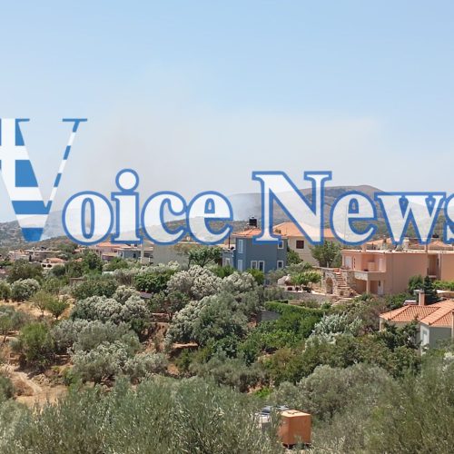 «Ανεξέλεγκτη» πλέον η φωτιά στην Χίο (Upd)