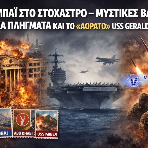 (ΒΙΝΤΕΟ) ΚΛΙΜΑΚΩΣΗ-ΣΟΚ ΣΤΟΝ ΚΟΛΠΟ: ΧΤΥΠΗΜΑΤΑ ΣΕ ΚΟΜΒΟ ΠΛΗΡΟΦΟΡΙΩΝ ΚΑΙ ΤΟ ΑΜΕΡΙΚΑΝΙΚΟ ΥΠΕΡ-ΑΕΡΟΠΛΑΝΟΦΟΡΟ ΣΕ ΣΙΩΠΗ