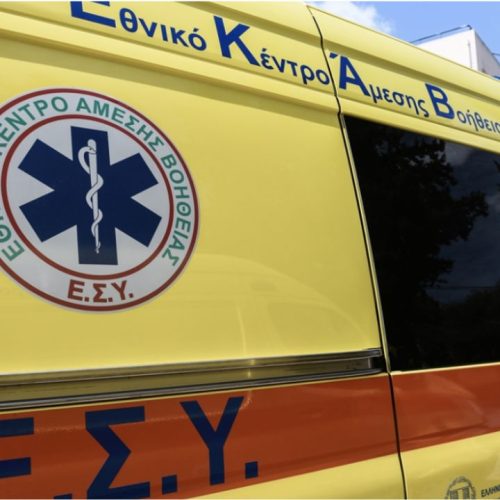 Ηλικιωμένη σοβαρά τραυματισμένη σε τροχαίο κοντά στη Νέα Ζίχνη Σερρών
