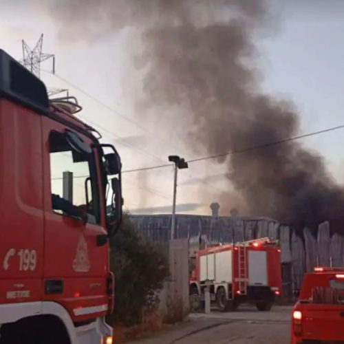 Μεγάλη φωτιά σε επιχείρηση στον Ασπρόπυργο – Ενισχύονται οι δυνάμεις της Πυροσβεστικής