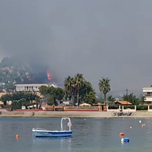«ΣΥΝΑΓΕΡΜΟΣ» στη Εύβοια – Φωτιά σε αγροτοδασική έκταση