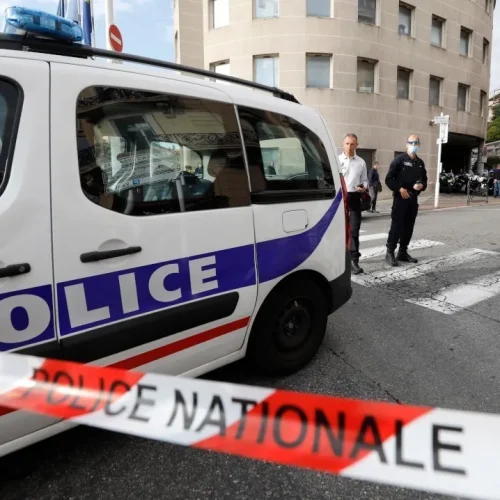 <p>FILE PHOTO: Γάλλοι αστυνομικοί . EPA, Sebastien Nogier</p>
