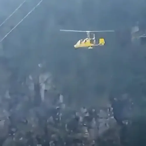 Δυο νεκροί από σύγκρουση αυτόγυρου με καλώδια τελεφερίκ (βίντεο)
