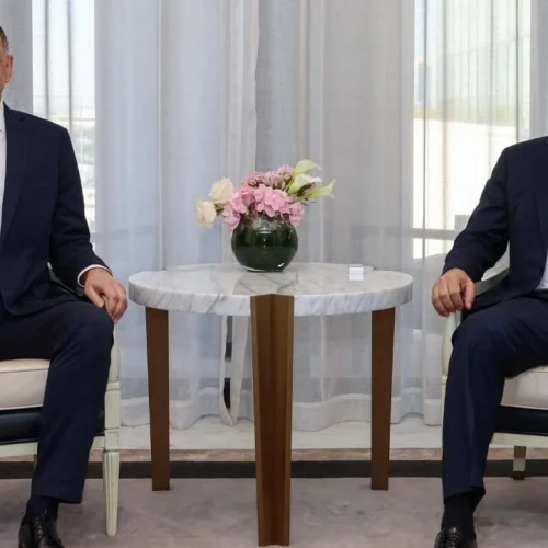 Συνάντηση Γεραπετρίτη – Φιντάν στο Κατάρ: Στο επίκεντρο η διατήρηση του εποικοδομητικού κλίματος