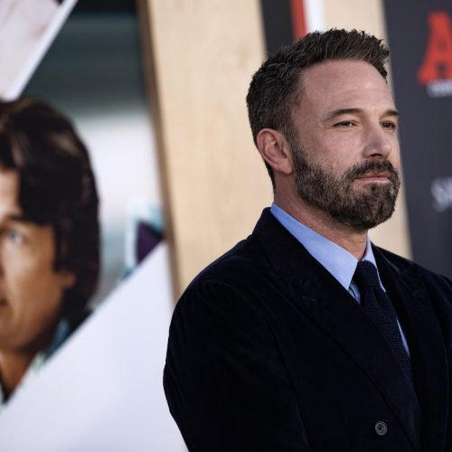epa10546613 US actor Ben Affleck attends the premiere of 'Air' at the Regency Village Theatre in Los Angeles, California, USA, 27 March 2023. The movie will be released in theaters on 05 April 2023.  EPA/ETIENNE LAURENT