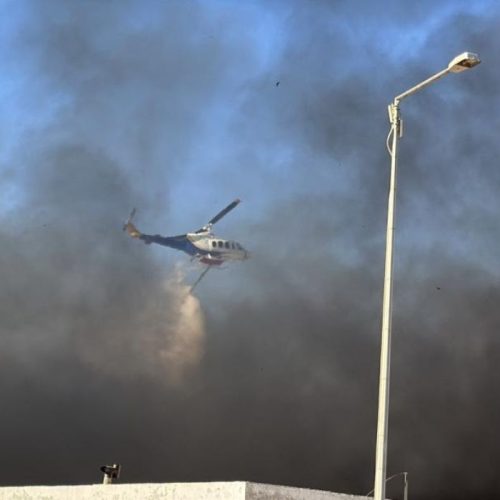Φωτιά ξέσπασε στον ΧΥΤΑ Αγίου Νικολάου – Ελικόπτερα επιχειρούν