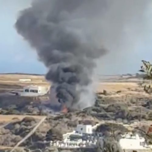 Τρεις νεκροί από την συντριβή ιδιωτικού ελικοπτέρου στη Σίφνο
