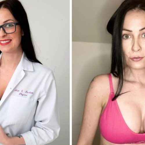 The physics teacher was stood down after students found her OnlyFans account.