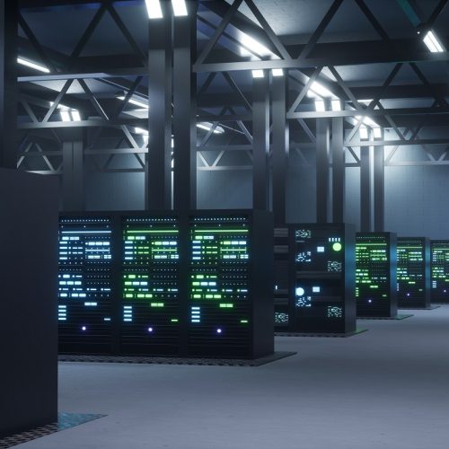 Modern data center providing cloud services, enabling businesses to access computing resources and storage on demand over internet. Server room infrastructure 3D render animation SSUCv3H4sIAAAAAAAAA41PS46DMAy9i9dBAlEY4CrVLEziQtRAUGKmqhB3HweoZjte2c/2+2xgDXTQFFjXWDSZrm6U3XT9yNqy1RlW1FZViUZjDwoMMkFXlFJfZV43ZdGWuZSCHqPV0G1gnVsjB2TrZzlVEGg2FI6WjGUfLDro8l1BZOQ1UpQ3mbRwD7I95g/ffUu4GBTxuPap2dU/sW8FONCs34l/T0Yc4SF3l9XzxRSmS9vzmCwKiV9nDu+TyHm/YO8k8QNdJAUjxigH5gLkcQlW23m4EkhwP5397DkpHX7Y66c1l9QZerSCJp0N1sV5NGSu9dpPlvkzBvqx9Pq73vf9F9KY5GOyAQAA
