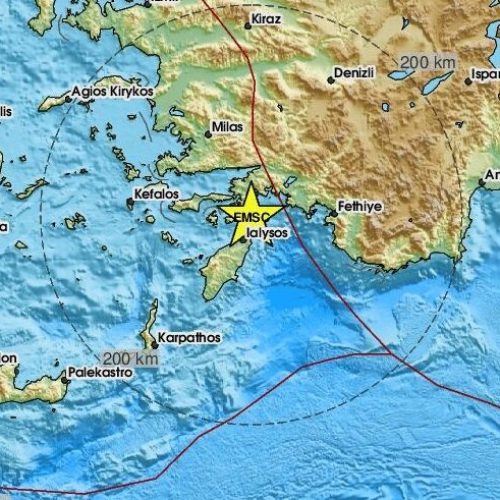 Τα πρώτα «ΘΥΜΑΤΑ» του σεισμού στη Ρόδο