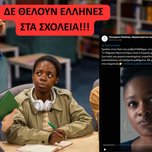 Υπουργείο Παιδείας ή Αντικατάστασης Πληθυσμού;