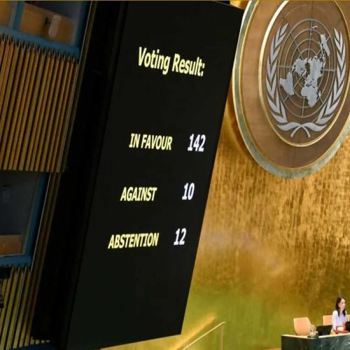 Πως ψήφισαν οι χώρες για την λύση δύο κρατών στον ΟΗΕ!