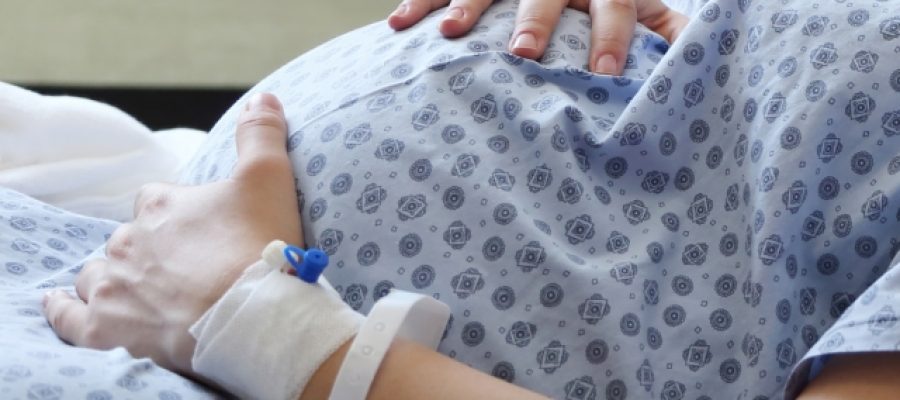 First moments with the baby and the excitement of being a family or parents