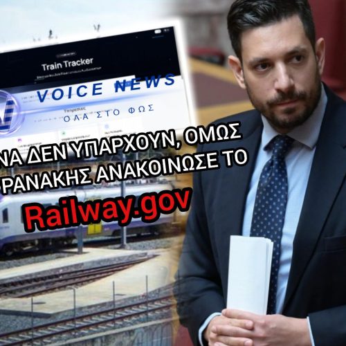 ΤΡΑΙΝΑ «ΦΑΝΤΑΣΜΑΤΑ», ΑΛΛΑ ΜΕ GPS… ΕΝΑ ΝΕΟ «APP» ΤΗΣ ΚΥΒΕΡΝΗΣΗΣ ΓΙΑ ΝΑ ΞΕΧΑΣΟΥΜΕ ΟΤΙ ΟΙ ΣΙΔΗΡΟΔΡΟΜΟΙ ΕΙΝΑΙ ΚΑΡΜΑΝΙΟΛΕΣ!