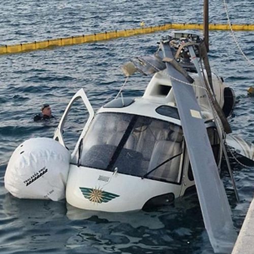 Το ελικόπτερο της Βουλιαγμένης σώθηκε μόνο από… τύχη