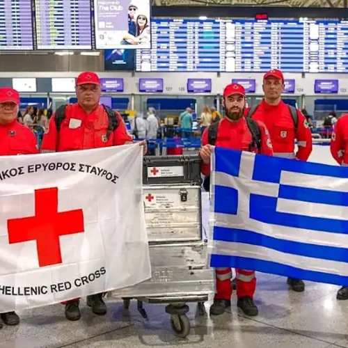 Πρώτο κλιμάκιο του Ελληνικού Ερυθρού Σταυρού αναχώρησε για τη σεισμόπληκτη Βενεζουέλα