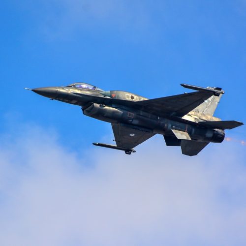 ΕΝΤΥΠΩΣΙΑΚΗ ΠΤΗΣΗ ΤΟΥ ΑΕΡΟΣΚΑΦΟΥΣ F16 ΤΗΣ ΟΜΑΔΑΣ ΕΠΙΔΕΙΞΗΣ ΖΕΥΣ  / ΣΤΡΑΤΙΩΤΙΚΗ ΠΑΡΕΛΑΣΗ ΓΙΑ ΤΗΝ ΕΘΝΙΚΗ ΕΠΕΤΕΙΟ ΤΗΣ 28ης ΟΚΤΩΒΡΙΟΥ ΣΤΗΝ ΘΕΣΣΑΛΟΝΙΚΗ  (ΜΟΤΙΟΝΤΕΑΜ/ ΜΙΧΑΛΗΣ ΤΣΙΤΛΑΚΙΔΗΣ)