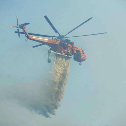 Φωτιά στο Πλωμάρι της Λέσβου