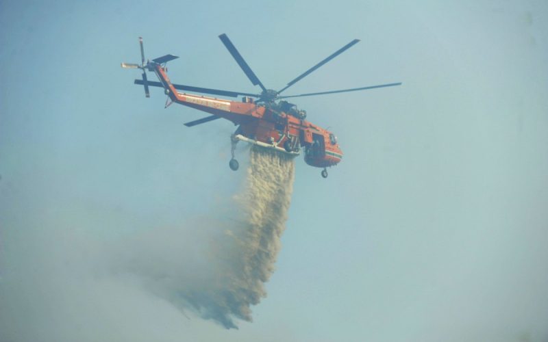 Φωτιά στο Πλωμάρι της Λέσβου