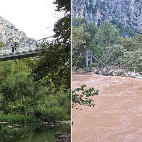 Η γέφυρα «ΦΑΝΤΑΣΜΑ» – Δύο χρόνια μετά και ακόμη ερείπιο!