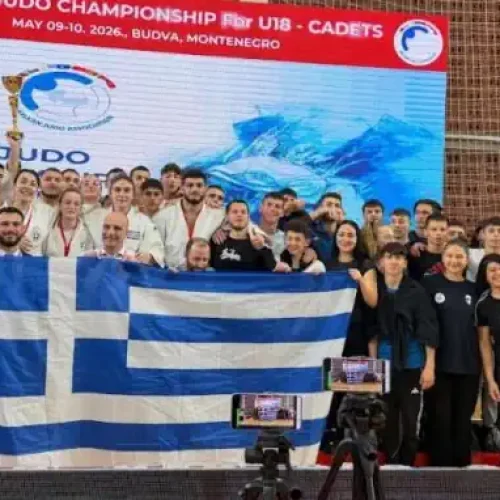 «Χρυσό» και ανατριχίλα: Οι Έλληνες τζουντόκα τραγούδησαν όλοι μαζί τον Ύμνο