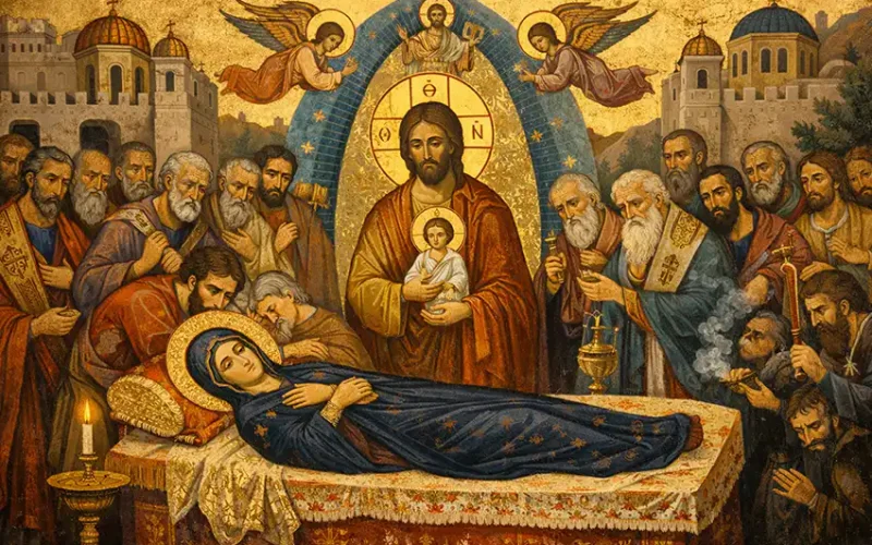15 Αυγούστου – Το «Πάσχα του καλοκαιριού»: Τιμούμε την Κοίμηση και την Μετάσταση της Υπεραγίας Θεοτόκου – Χρόνια Πολλά!