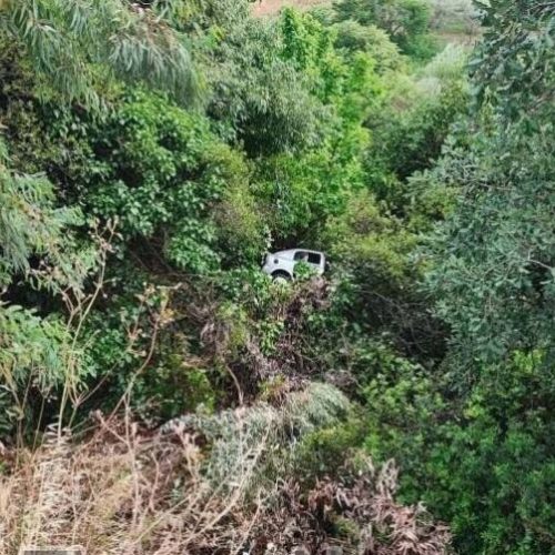 Μητέρα και παιδί έπεσαν με το αυτοκίνητό τους σε γκρεμό 30 μέτρων