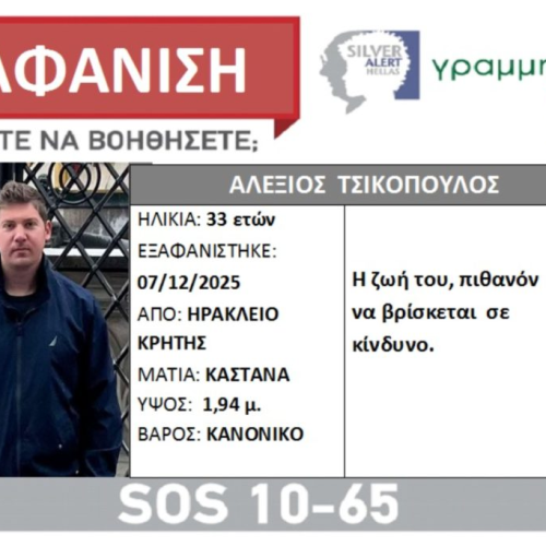 Εξαφάνιση γιατρού στο Ηράκλειο: «Δεν ήταν καλά» λέει ο πατέρας του