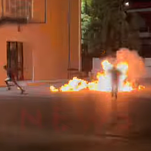 Δείτε βίντεο σοκ από την έκρηξη αυτοσχέδιου μηχανισμού σε σχολείο στο Ηράκλειο