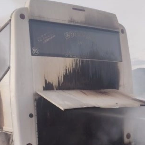 Αίσιο τέλος στην περιπέτεια των 48 επιβατών στον Δομοκό μετά από πυρκαγιά σε μηχανή λεωφορείου