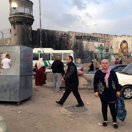 Raja Tamimi must cross the Qalandia checkpoint to commute to her job in Jerusalem's Old City.