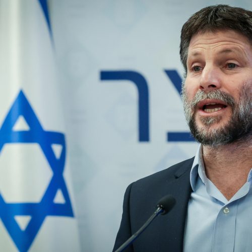 O Σμότριτς ζητά μετανάστευση Παλαιστινίων για ισραηλινή κυριαρχία